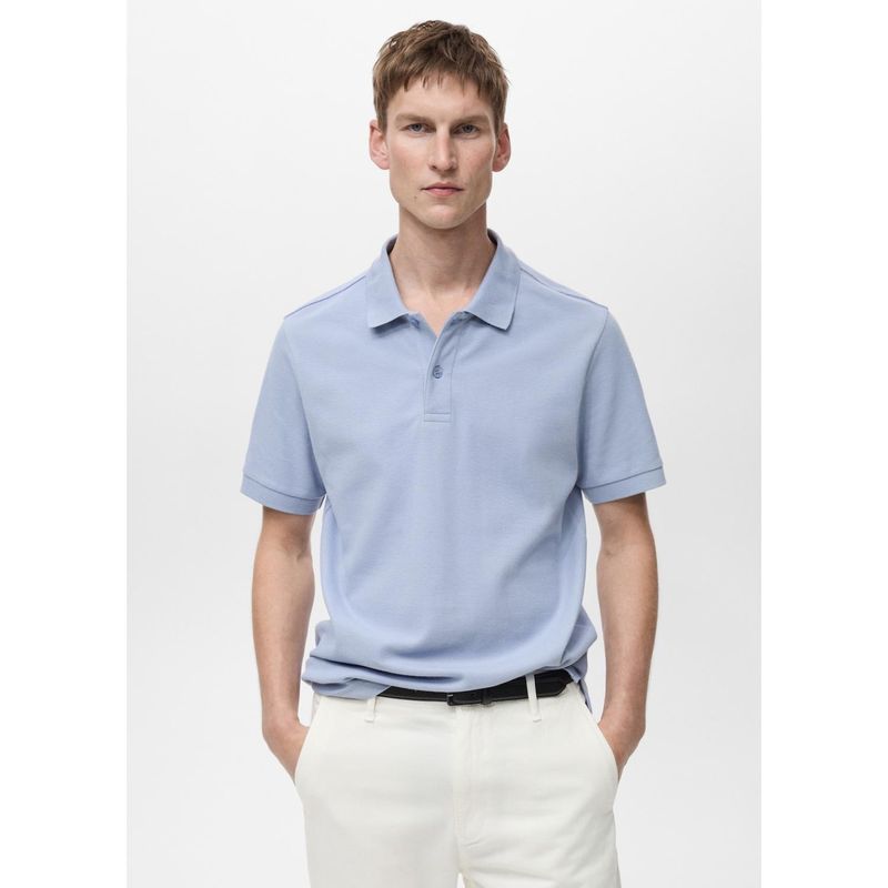 MANGO - Polo Regular Fit Algodón Piqué Mango Man