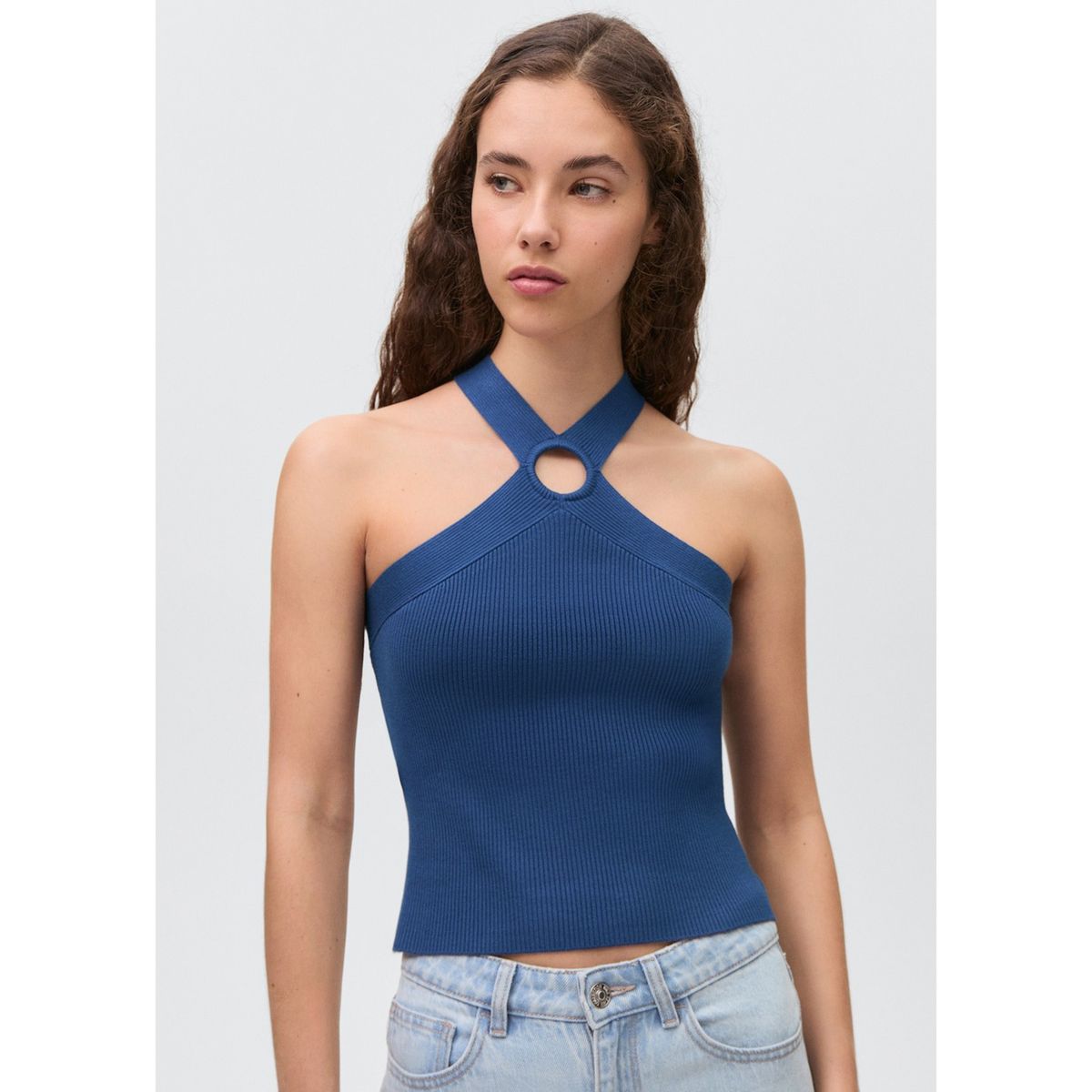 MANGO TEEN - Top Casual Mujer Mango Teen