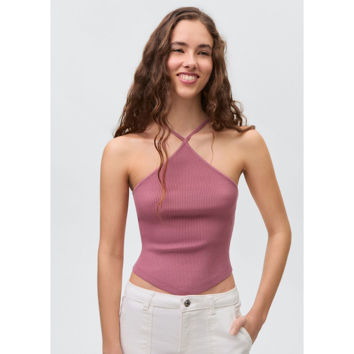 MANGO TEEN - Top Casual Mujer Mango Teen