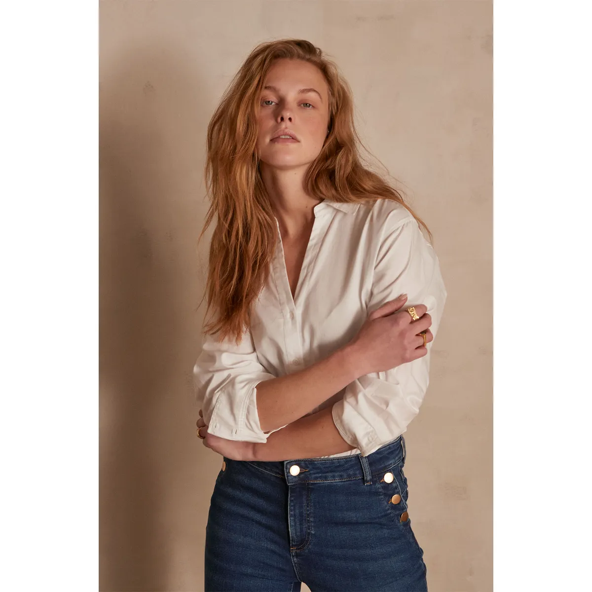 MAISON 123 - Blusa 100% Algodón Mujer Maison 123