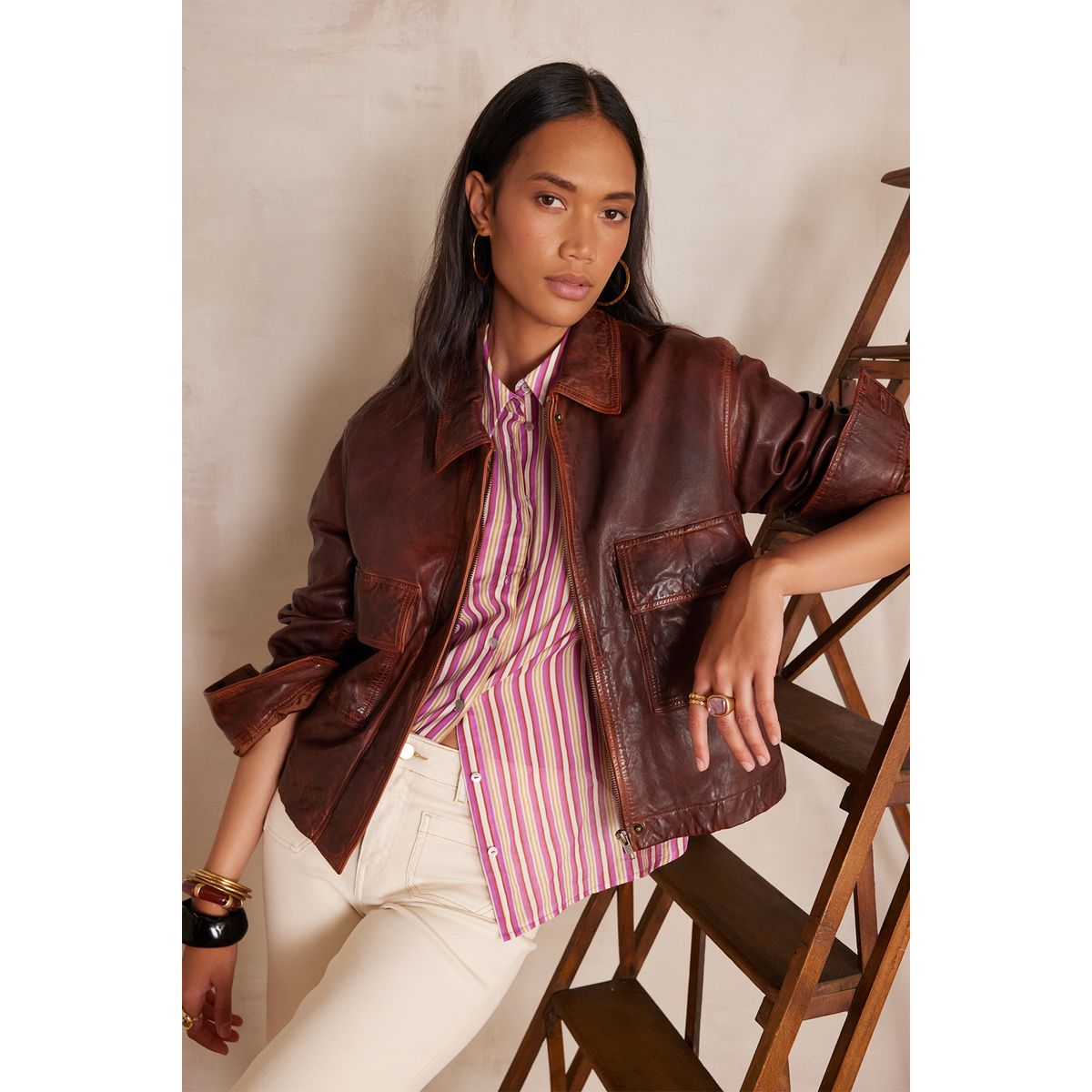 MAISON 123 - Casaca Casual Mujer Maison 123