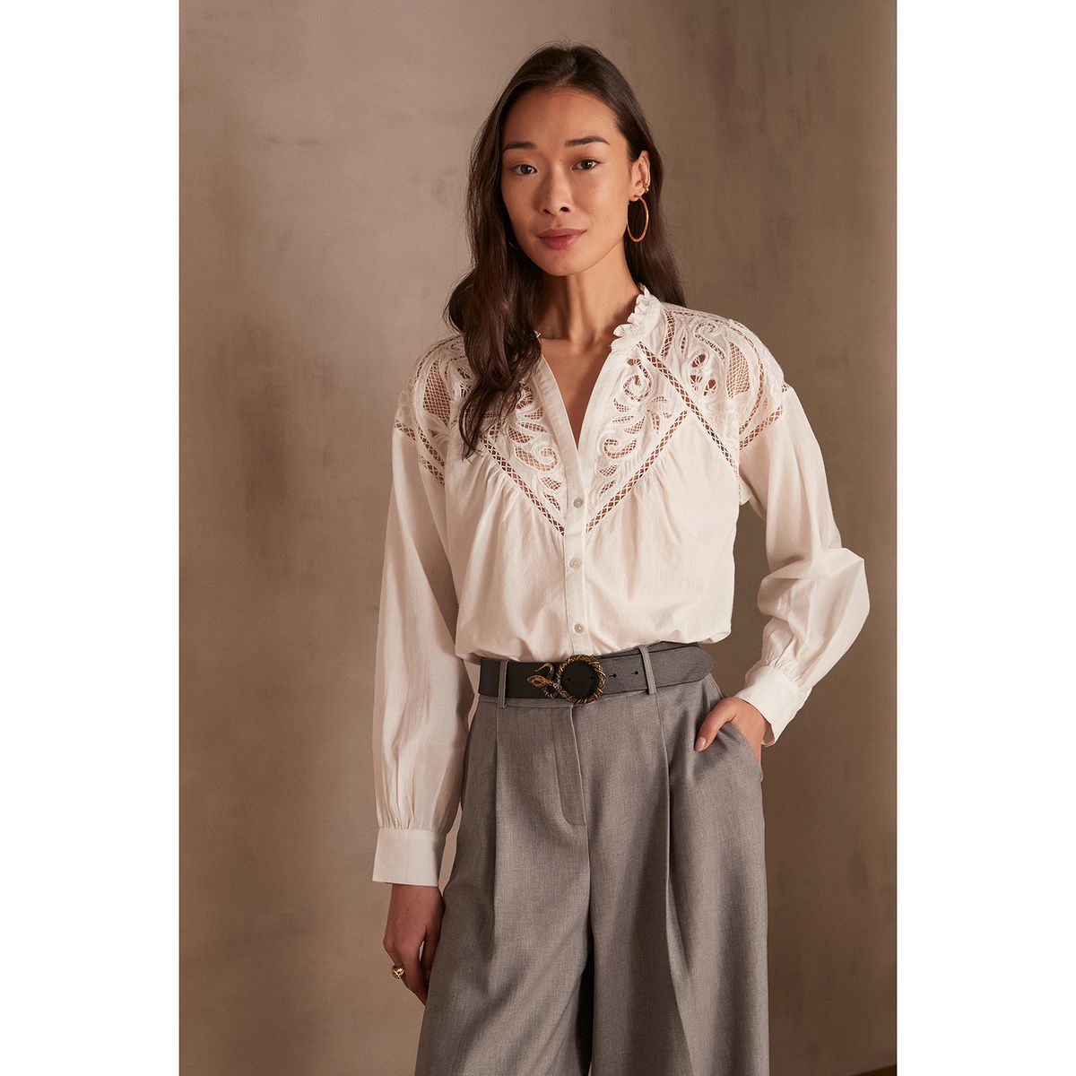 MAISON 123 - Blusa Casual Mujer Maison 123