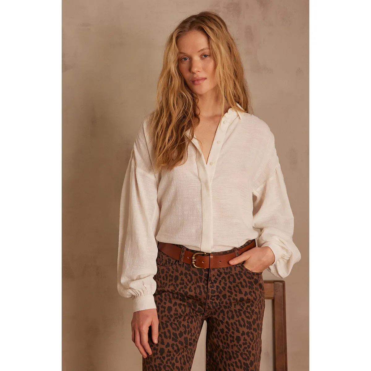 MAISON 123 - Blusa 100% Algodón Mujer Maison 123