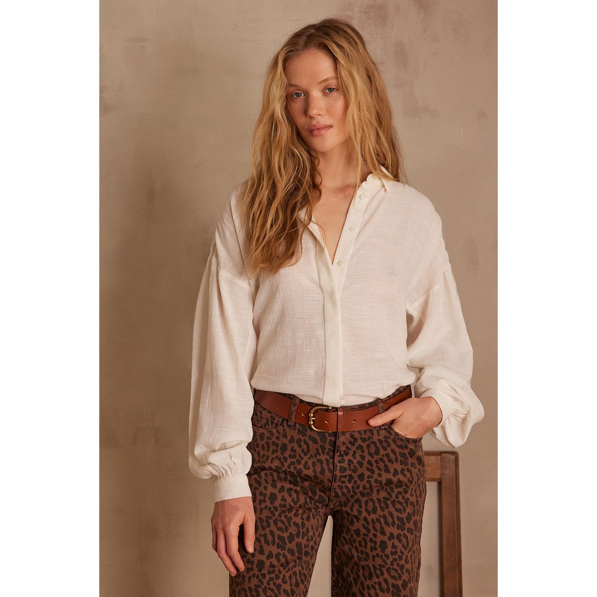 MAISON 123 - Blusa 100% Algodón Mujer Maison 123