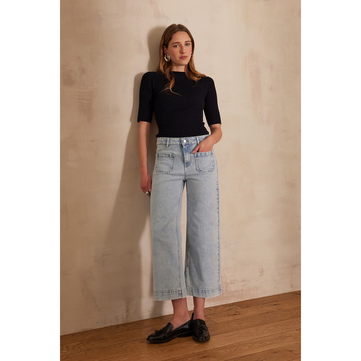 MAISON 123 - Jean Culotte Tiro Alto Mujer Maison 123