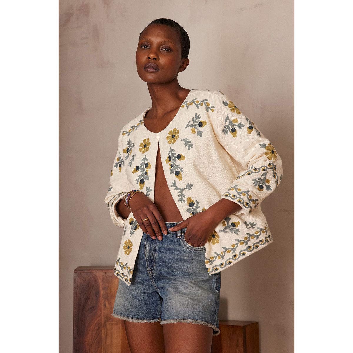 MAISON 123 - Chaqueta Casual Mujer Maison 123