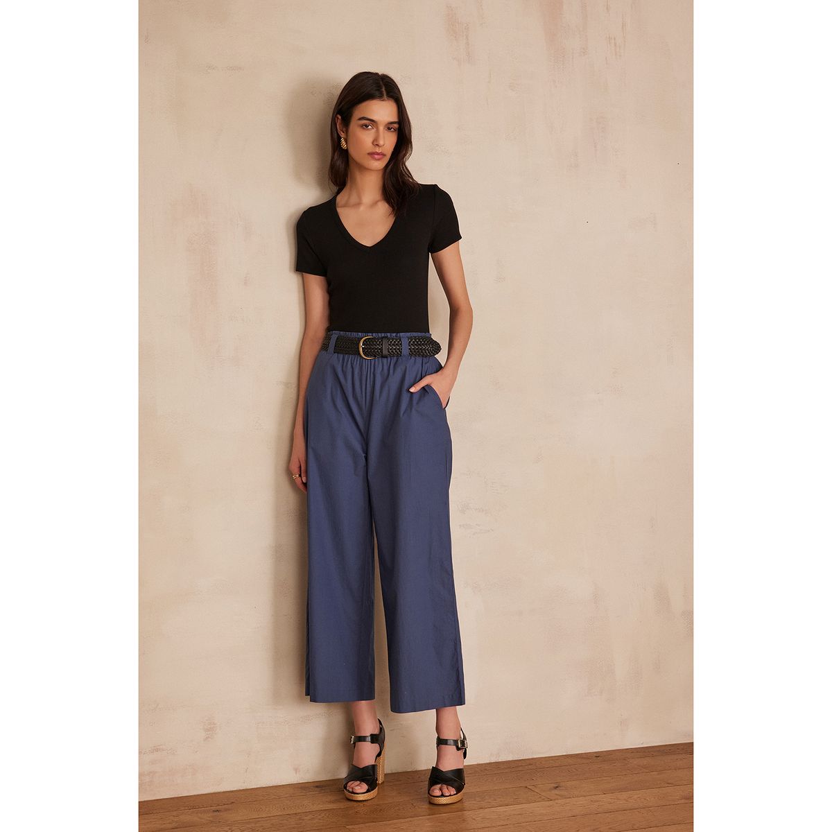 MAISON 123 - Pantalón 100% Algodón Mujer Maison 123