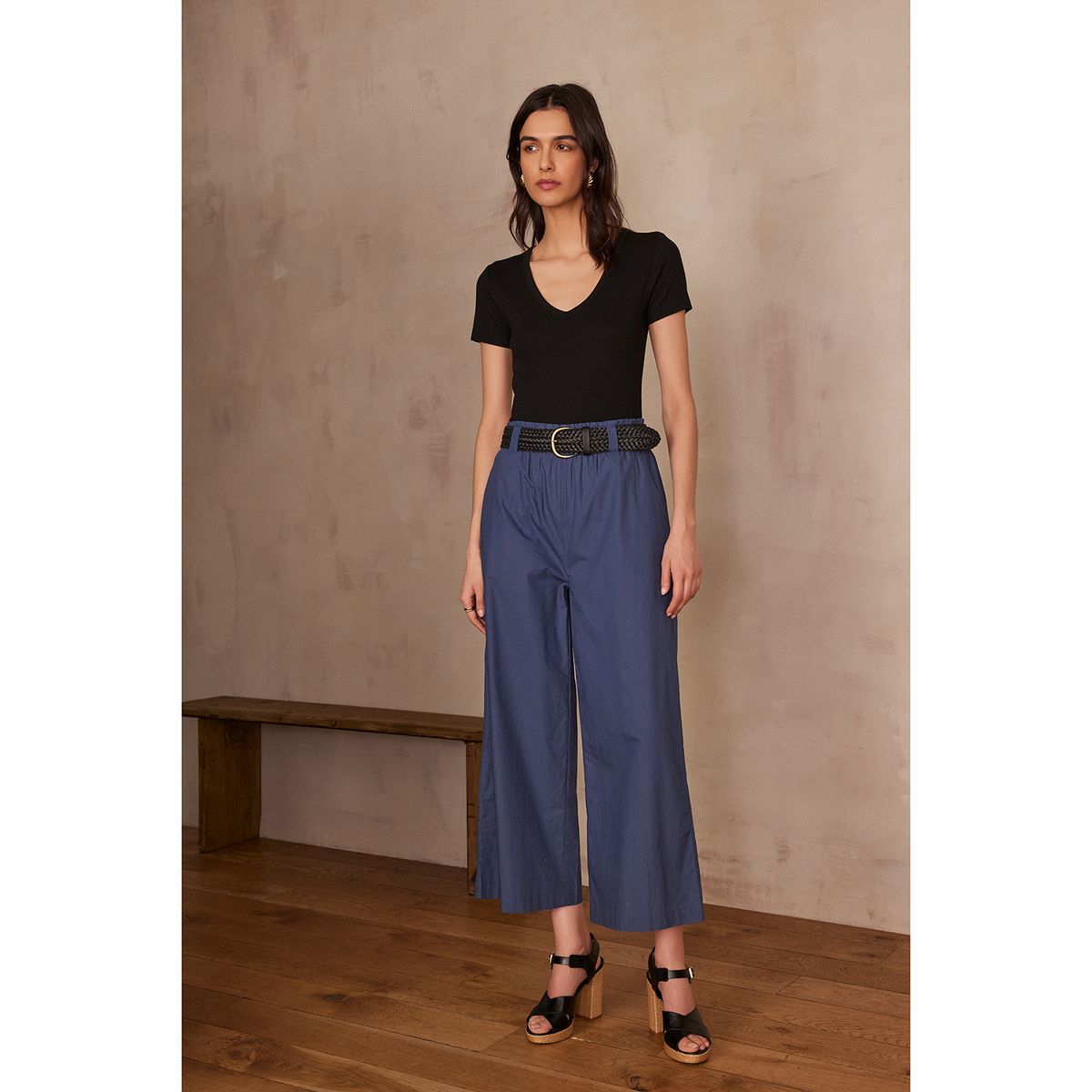 MAISON 123 - Pantalón 100% Algodón Mujer Maison 123