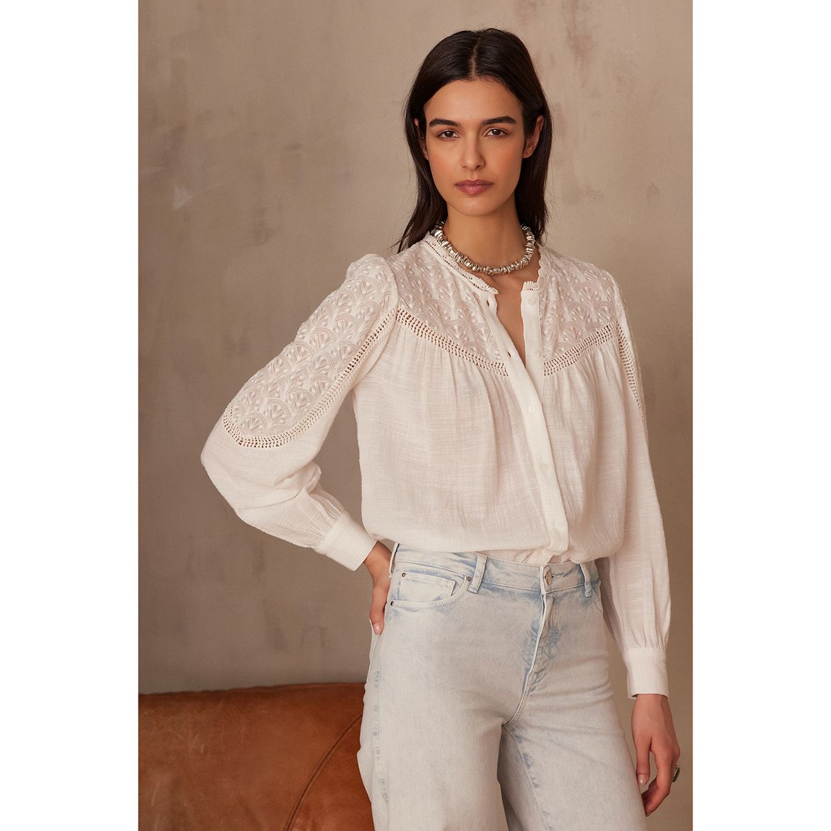 MAISON 123 - Blusa Casual Mujer Maison 123