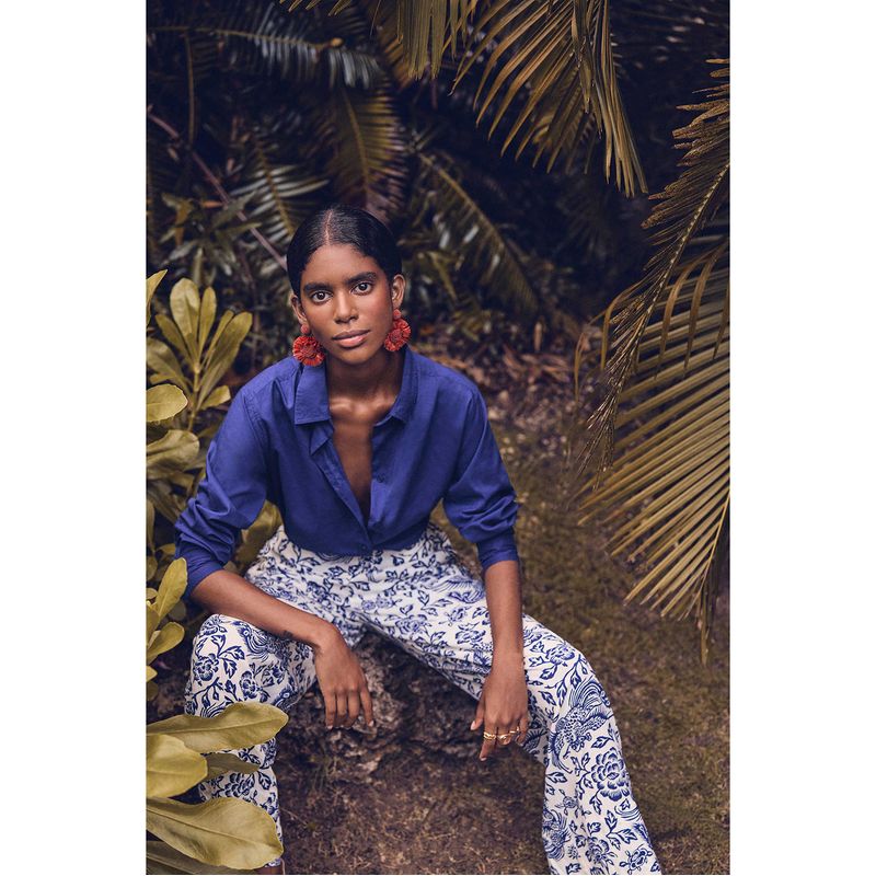 MAISON 123 - Blusa 100% Algodón Mujer Maison 123