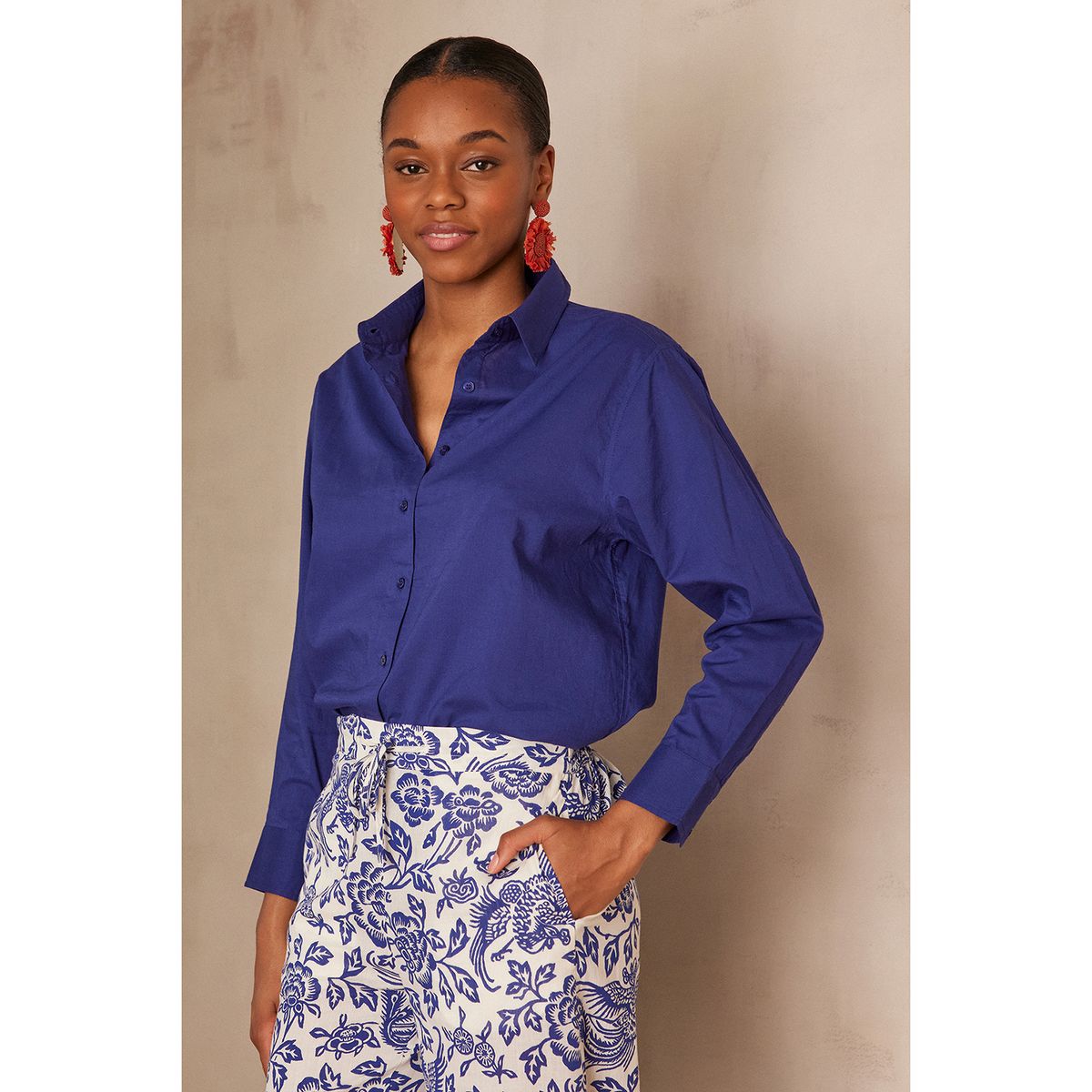 MAISON 123 - Blusa 100% Algodón Mujer Maison 123