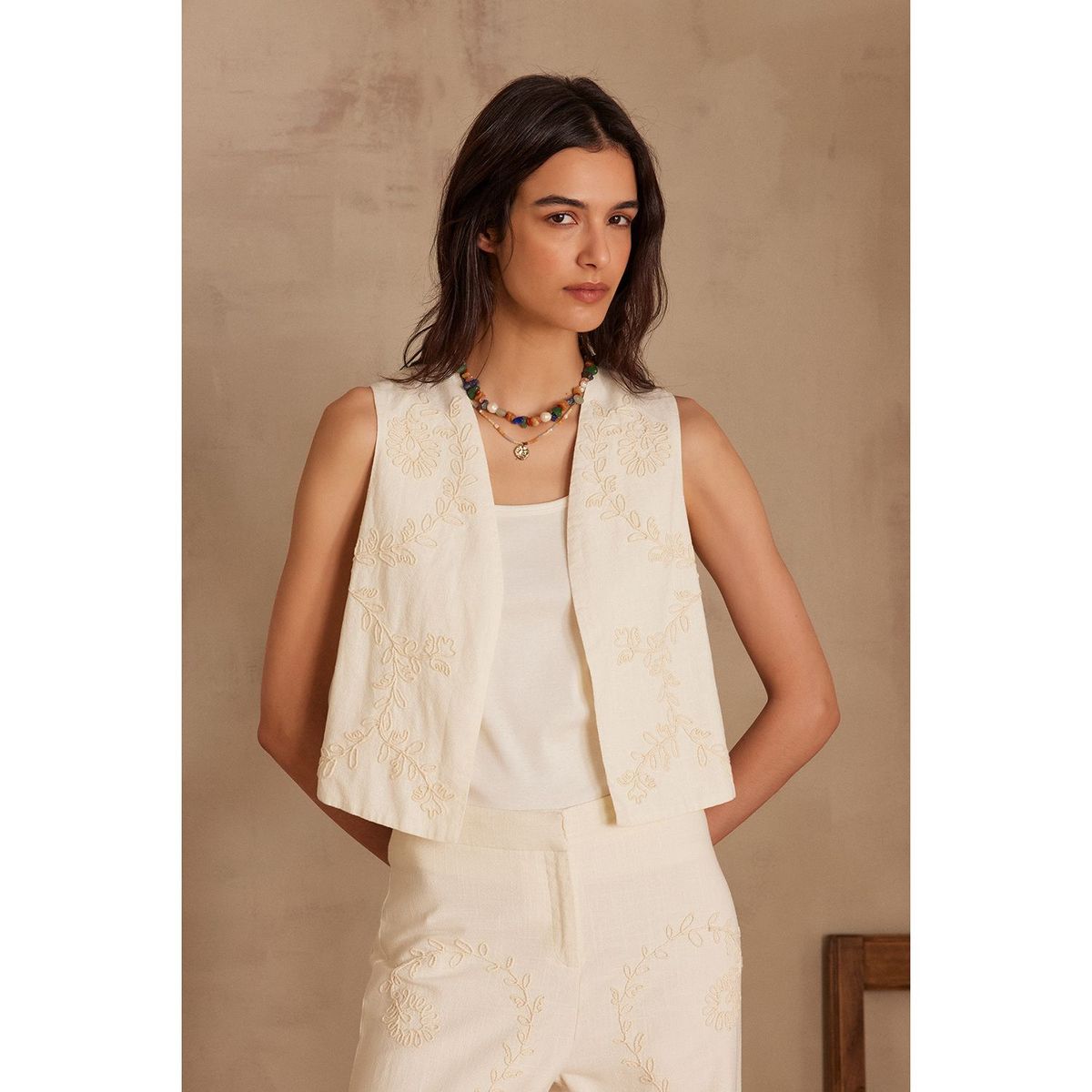 MAISON 123 - Chaleco Casual Mujer Maison 123