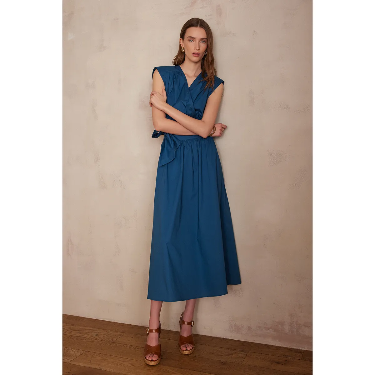 MAISON 123 - Falda Larga Casual Mujer Maison 123