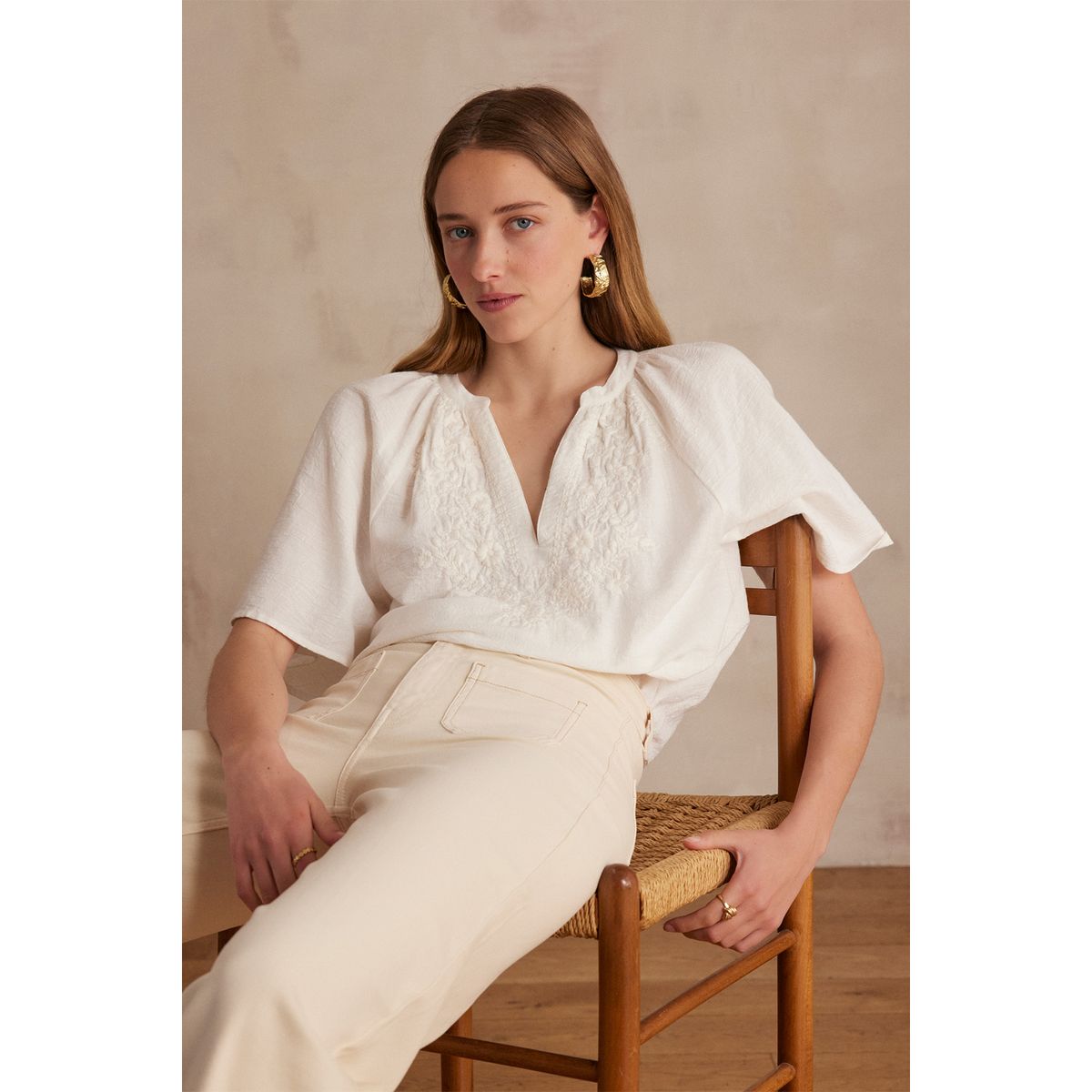 MAISON 123 - Blusa Casual Mujer Maison 123