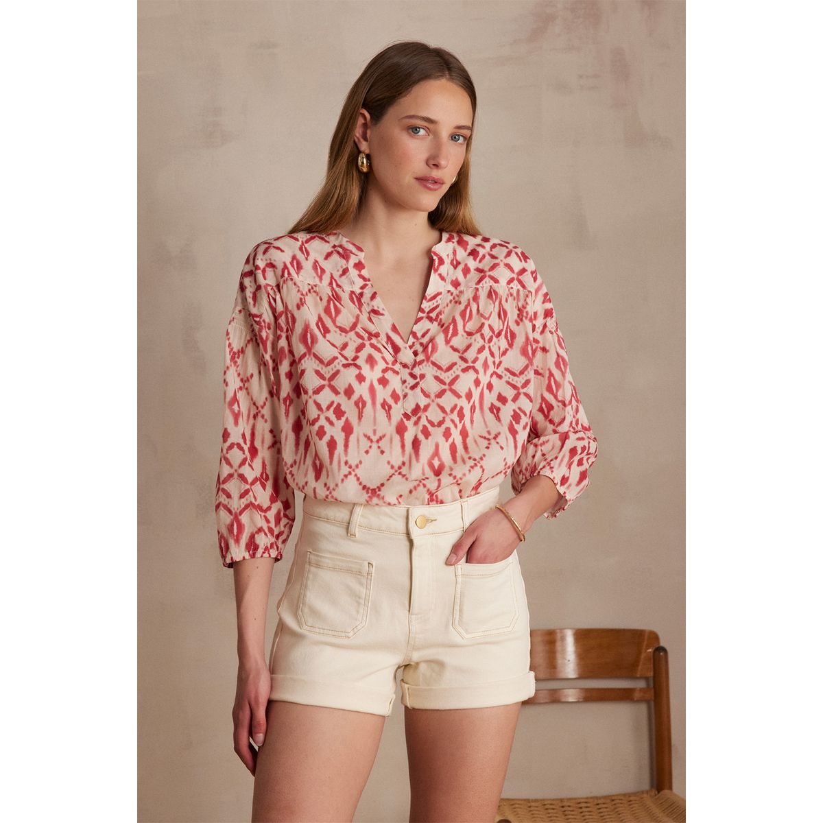 MAISON 123 - Blusa Casual Mujer Maison 123