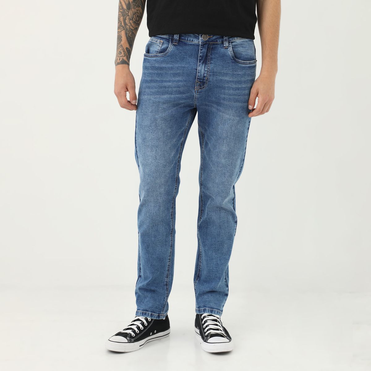 AMERICAN ABBEY - Jean Slim Algodón Casual Hombre American A