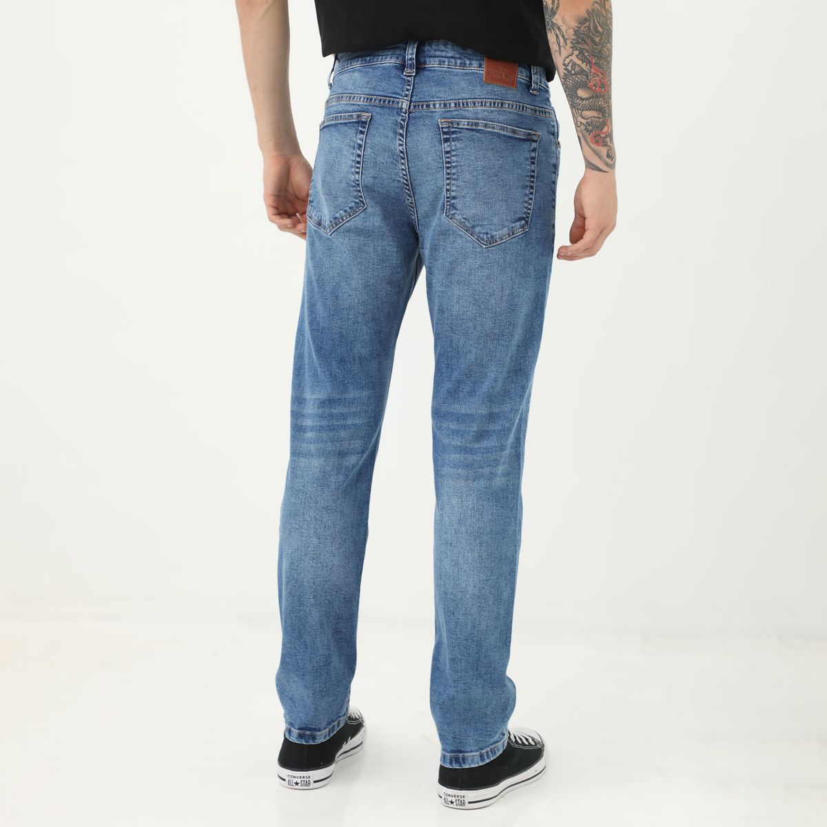 AMERICAN ABBEY - Jean Slim Algodón Casual Hombre American A