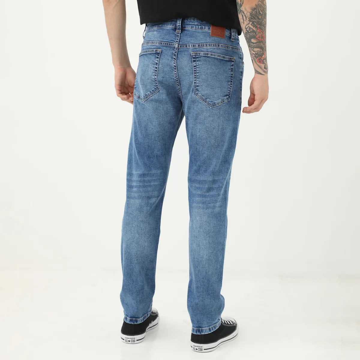 AMERICAN ABBEY - Jean Slim Algodón Casual Hombre American A