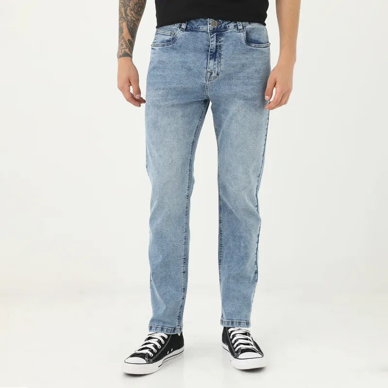 AMERICAN ABBEY - Jean Slim Algodón Casual Hombre American A