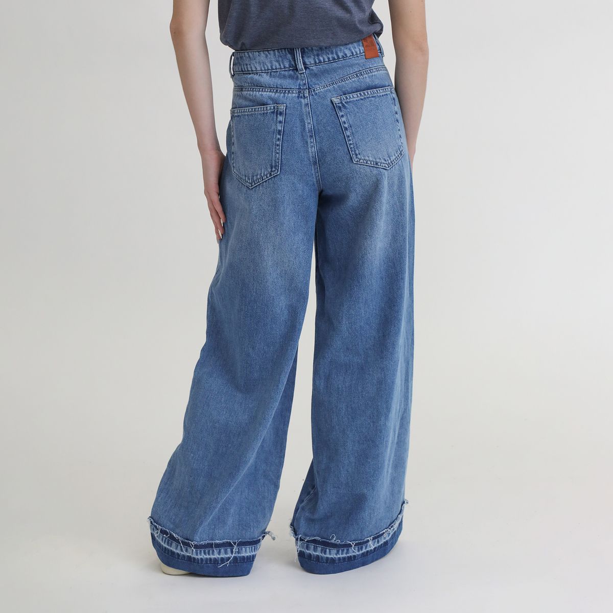 DOO AUSTRALIA - Jean Wide Leg Tiro Alto Mujer Doo Australia