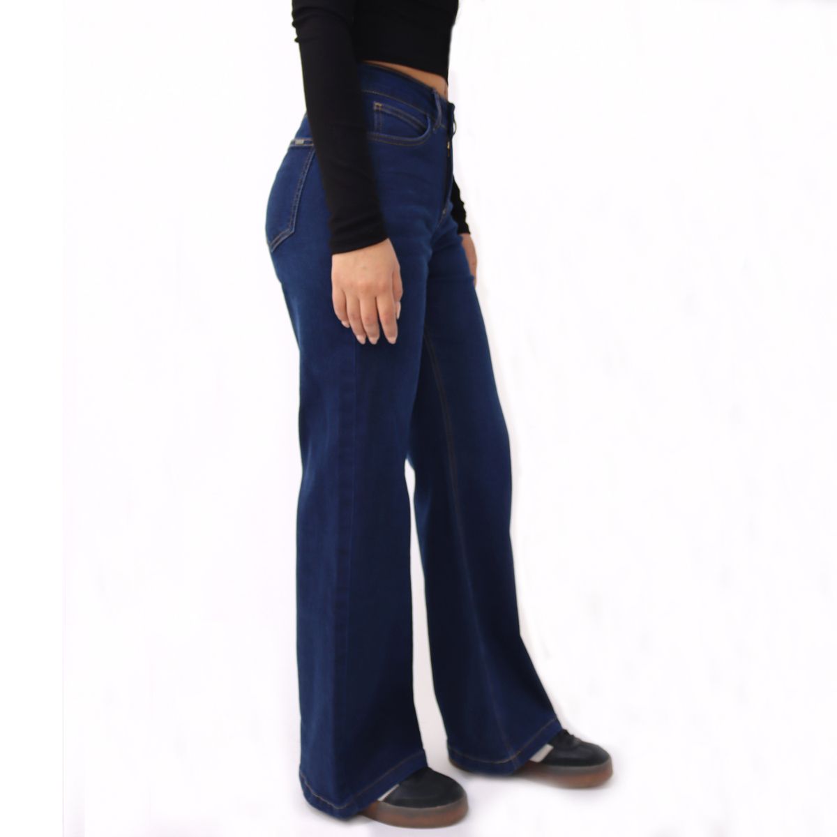 KAYRA POBLET - Jean Mujer Mide Rise Boot Cut