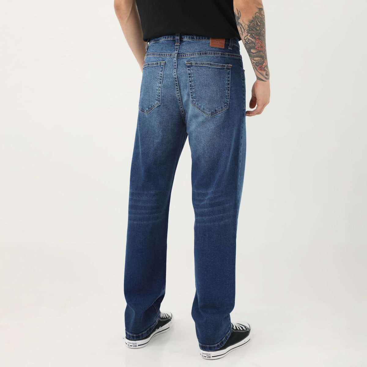 AMERICAN ABBEY - Jean Straight Algodón Casual Hombre American A