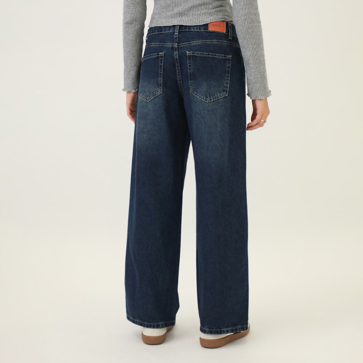 SYBILLA - Jean Straight Tiro Bajo Mujer Sybilla