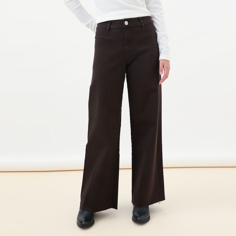 DENIMLAB - Jean Wide Leg Color