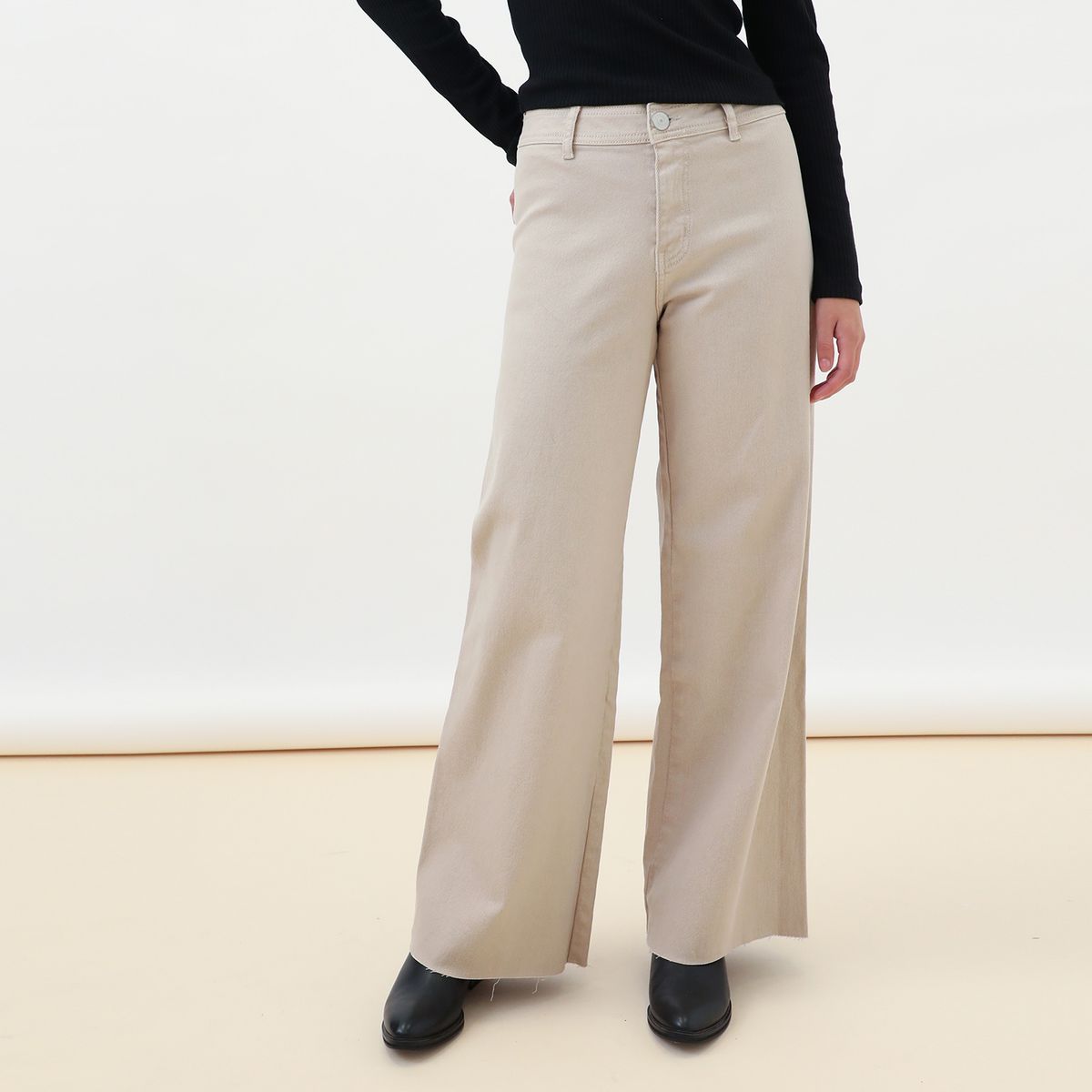 DENIMLAB - Jean Wide Leg Color