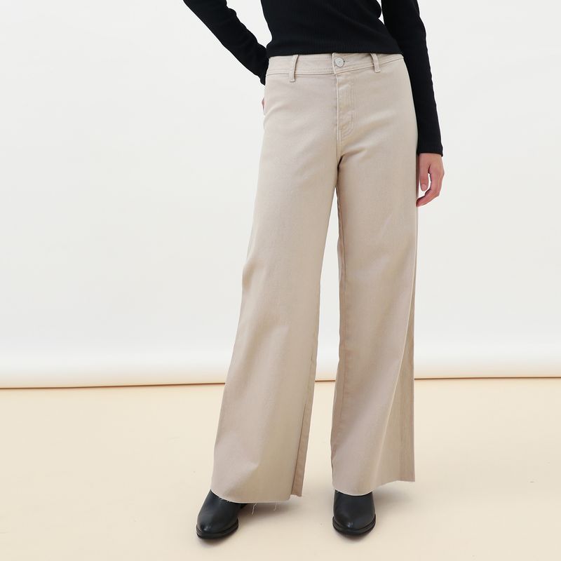 DENIMLAB - Jean Wide Leg Color