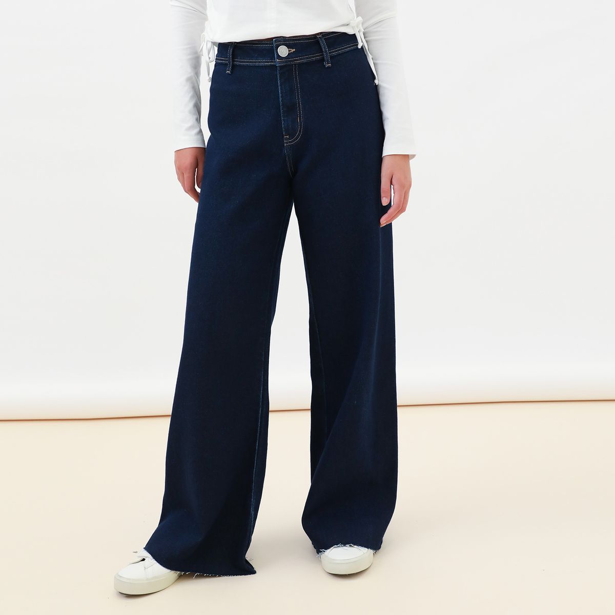 DENIMLAB - Jean Wide Leg Color