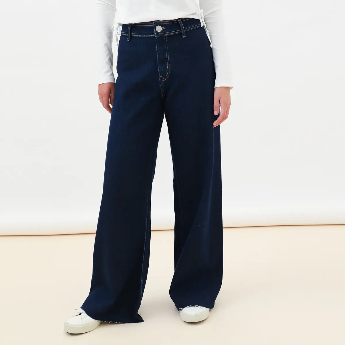 DENIMLAB - Jean Wide Leg Color