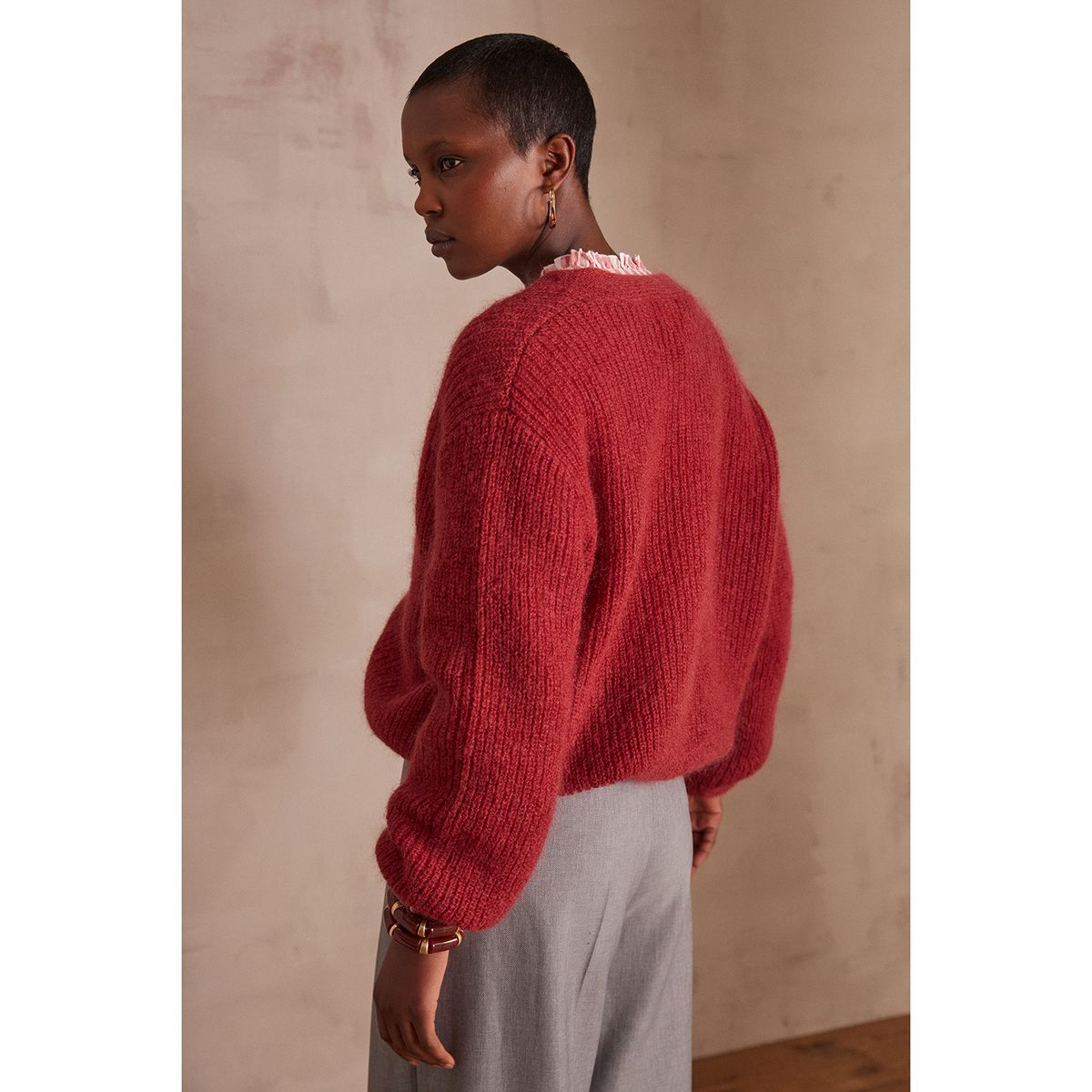 MAISON 123 - Cardigan Casual Mujer Maison 123