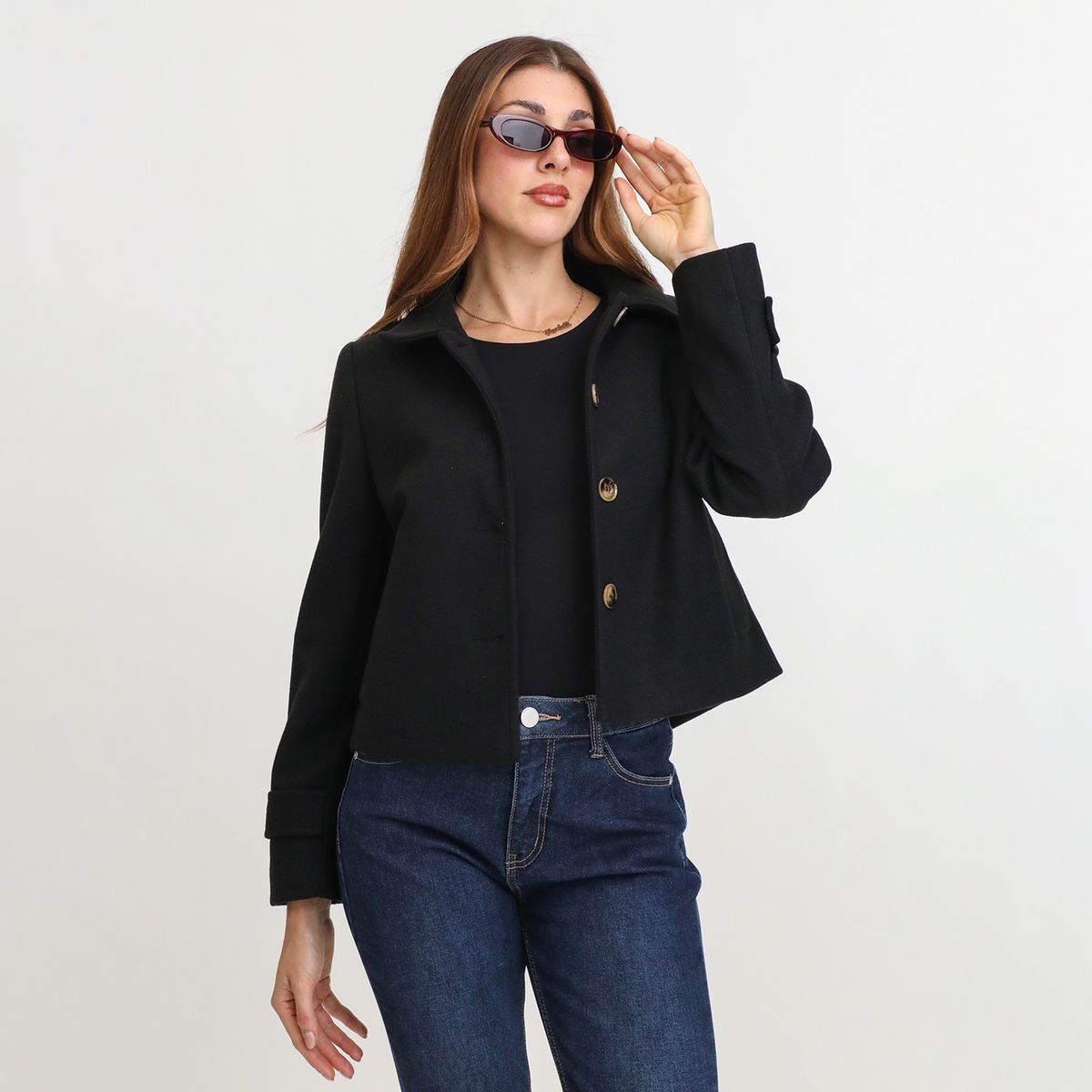 BASEMENT - Abrigo Corto Mujer Basement