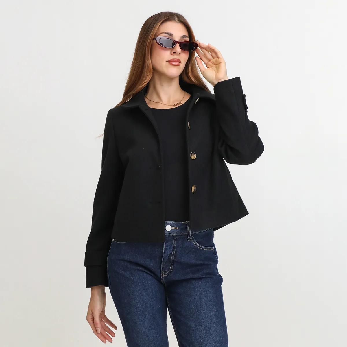 BASEMENT - Abrigo Corto Mujer Basement