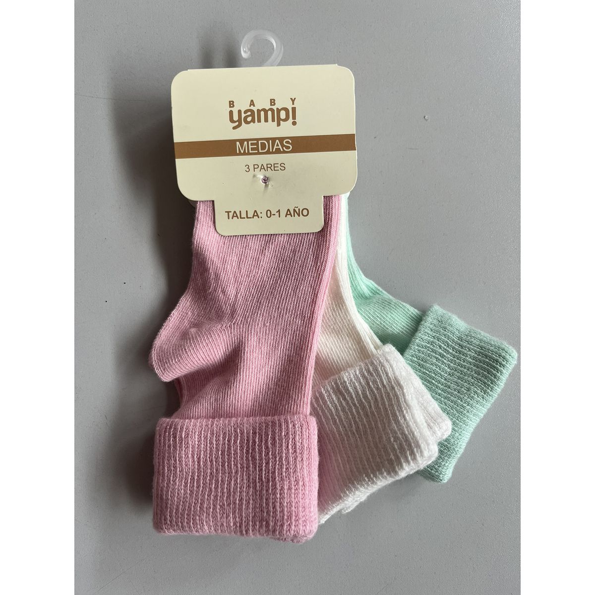 YAMP - Medias Bebé Niña Pack X3 Yamp