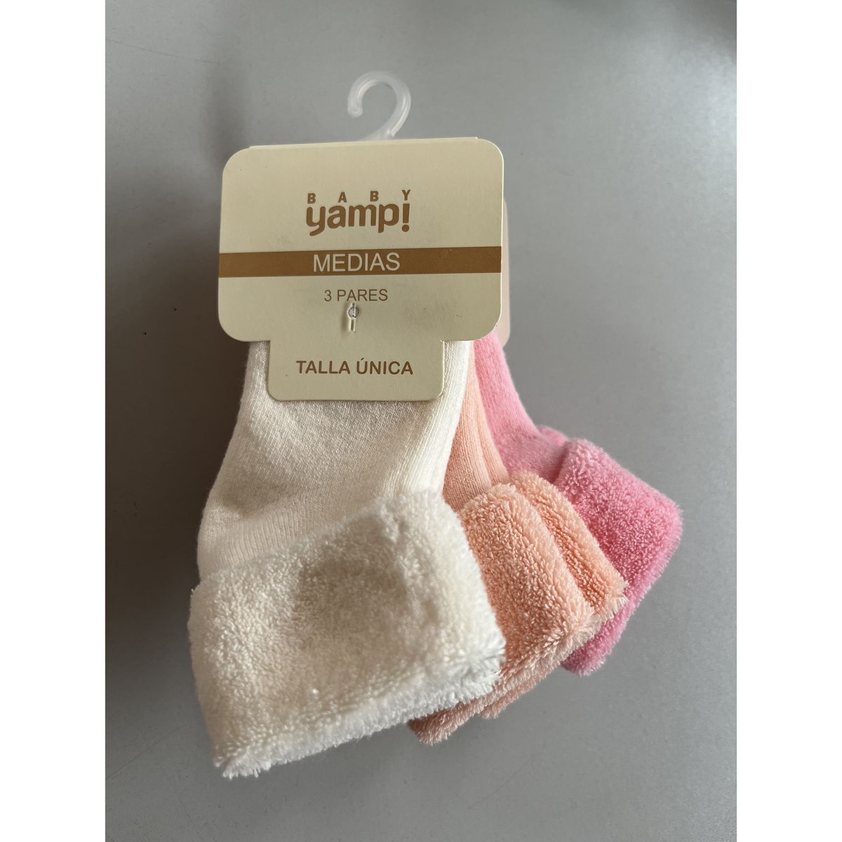 YAMP - Medias Felpa Bebé Niña Pack X3 Yamp