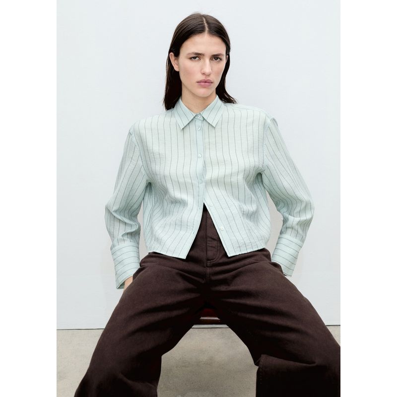 MANGO - Blusa Casual Mujer Mango