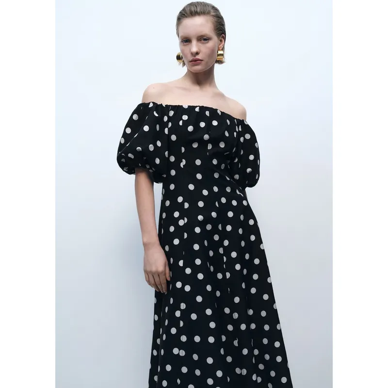 MANGO - Vestido Largo Casual Mujer Mango