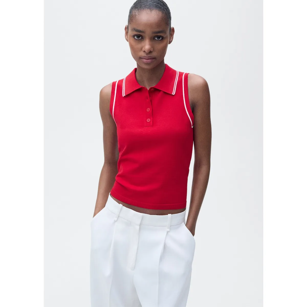 MANGO - Top Casual Mujer Mango