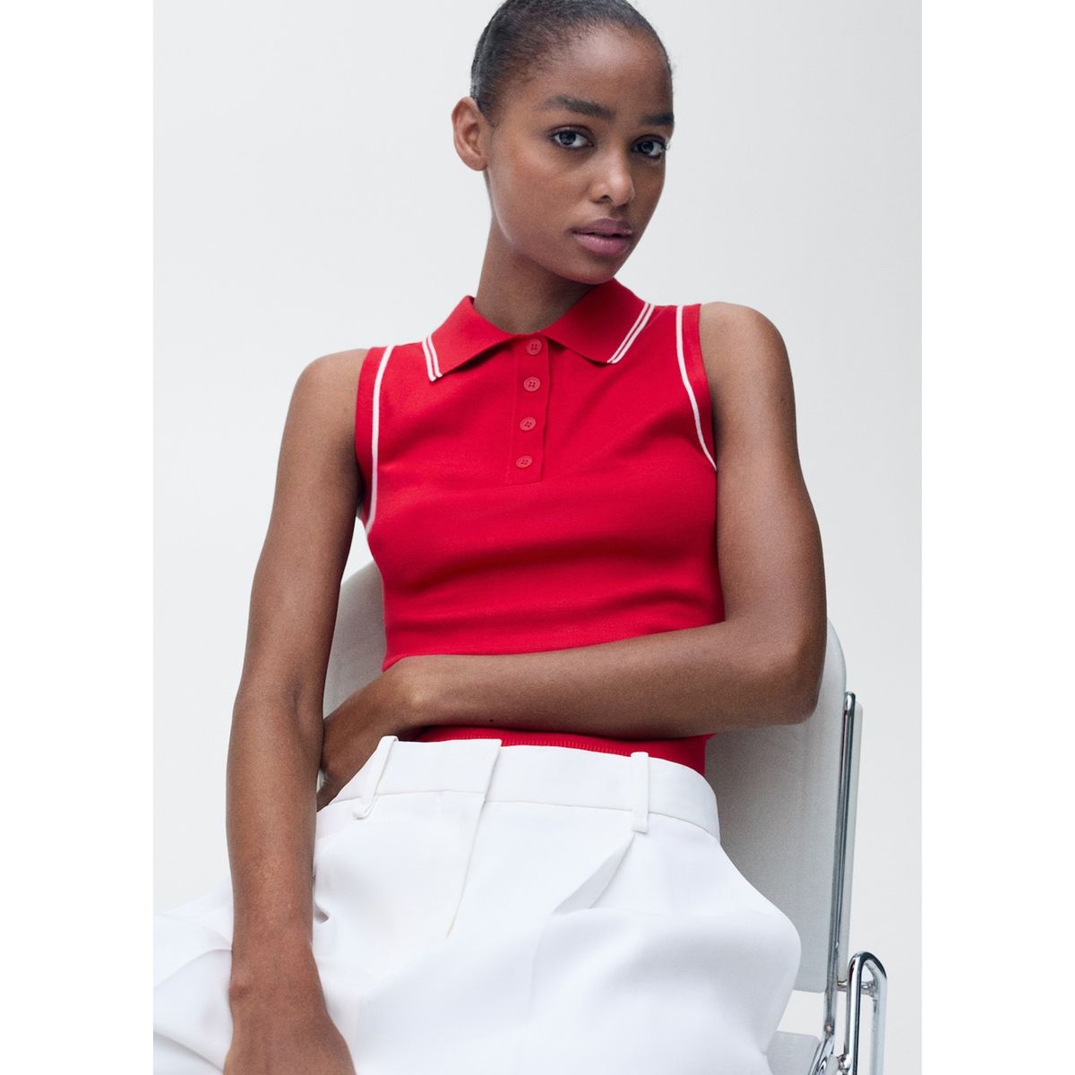 MANGO - Top Casual Mujer Mango