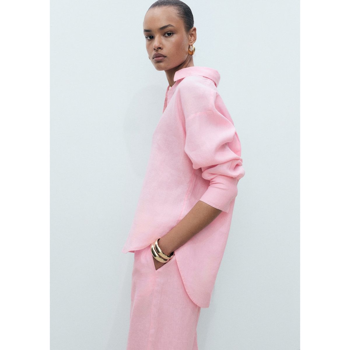 MANGO - Blusa Casual Mujer Mango