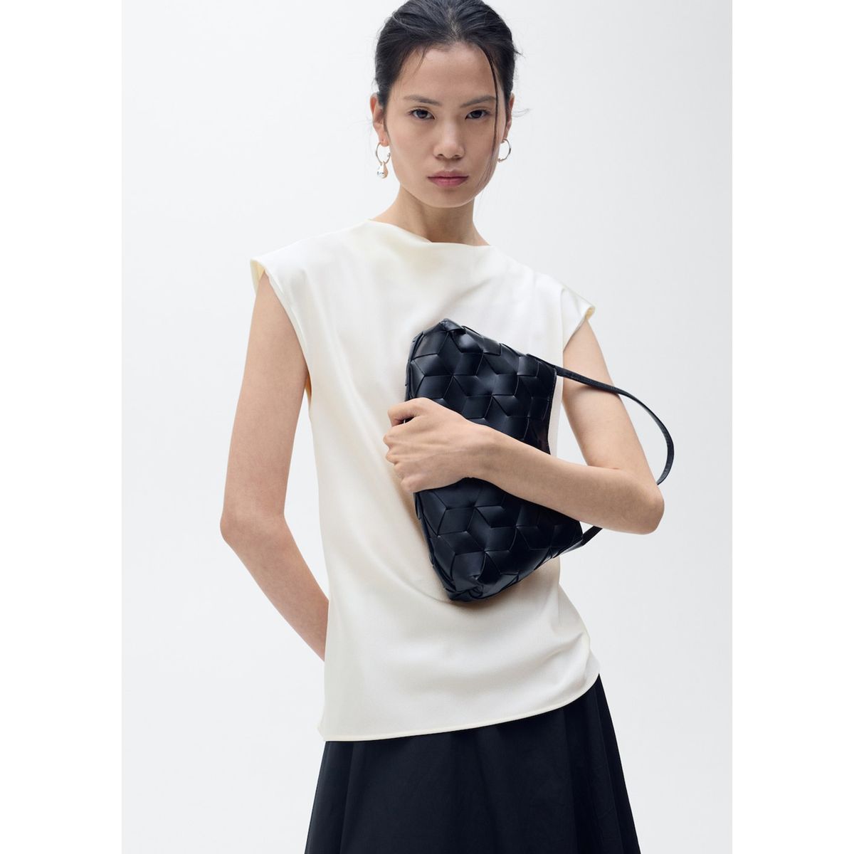 MANGO - Blusa Casual Mujer Mango