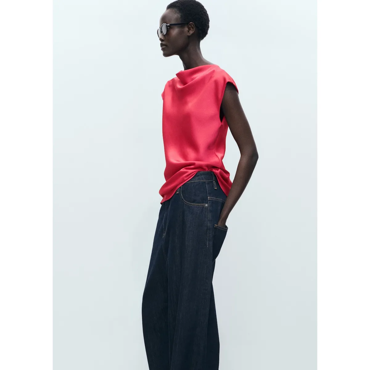 MANGO - Blusa Casual Mujer Mango