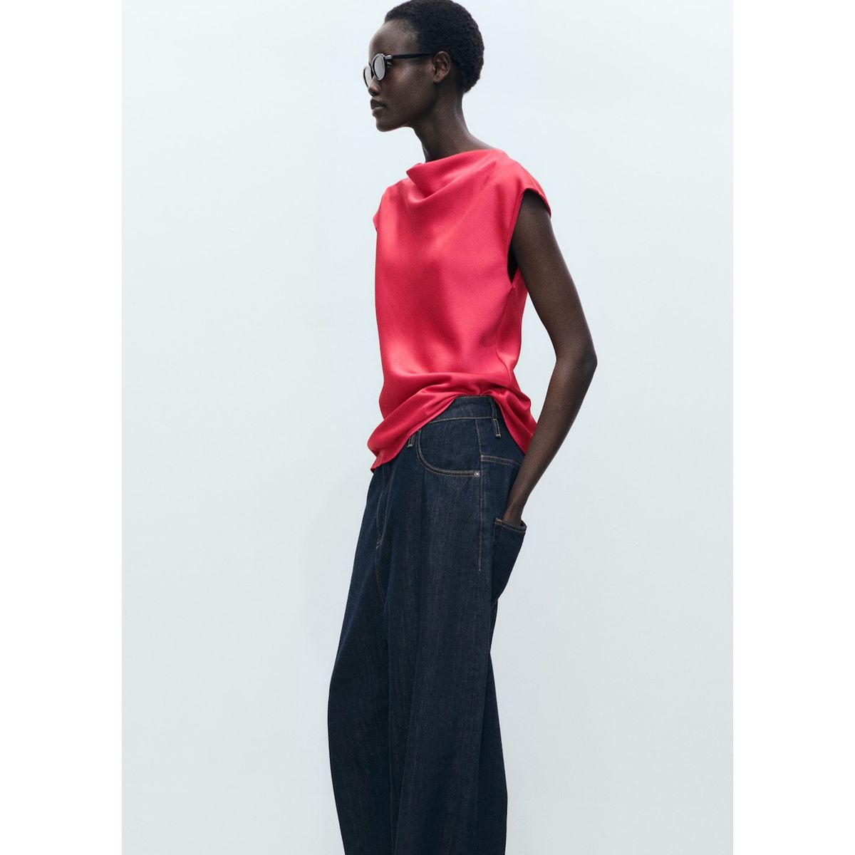 MANGO - Blusa Casual Mujer Mango