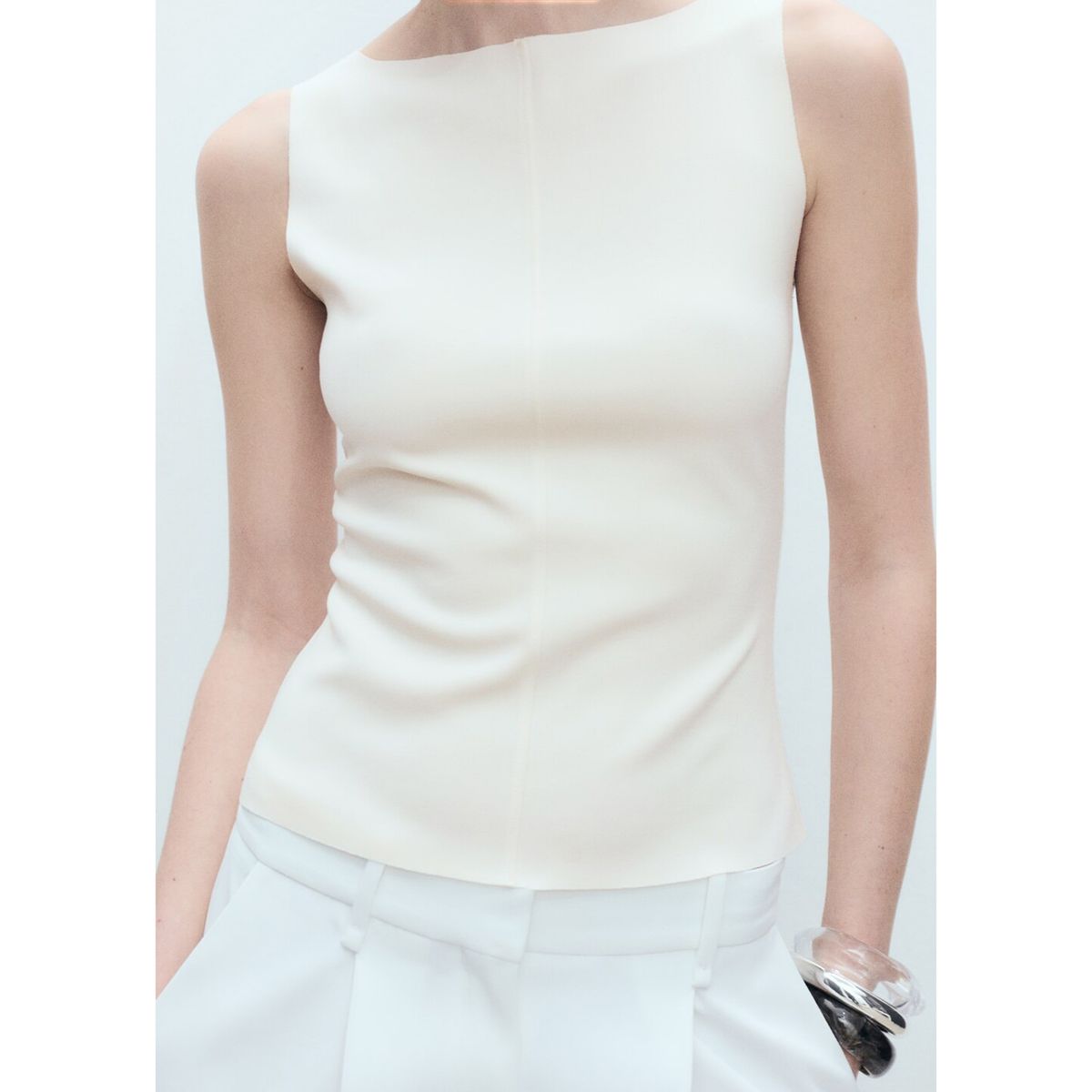 MANGO - Top Casual Mujer Mango