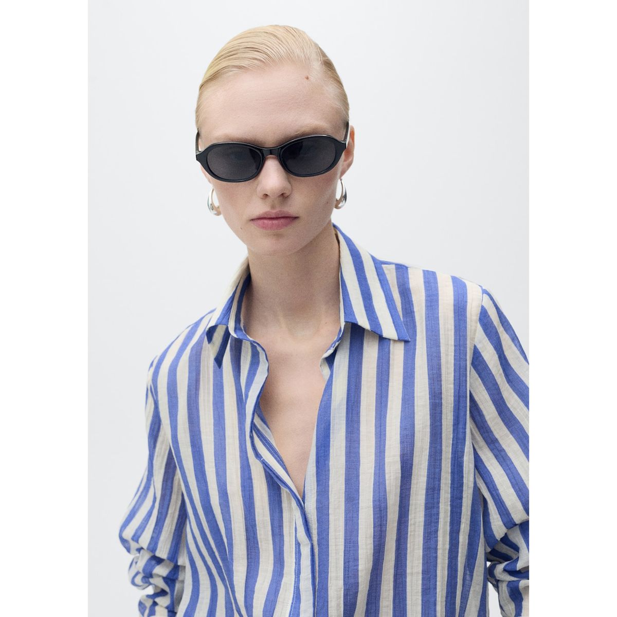 MANGO - Blusa Casual Mujer Mango