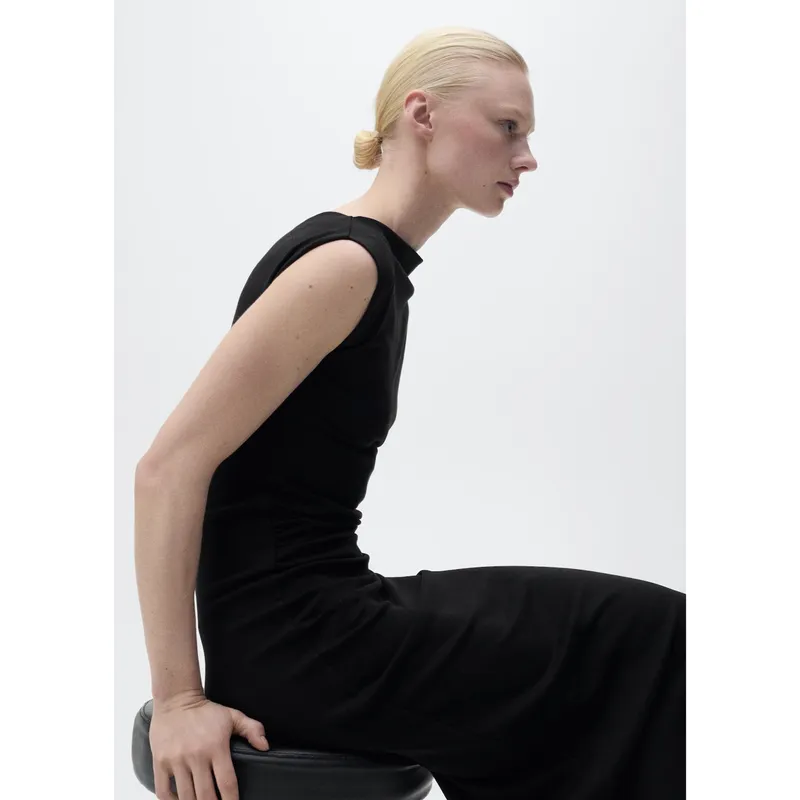 MANGO - Vestido Largo Casual Mujer Mango