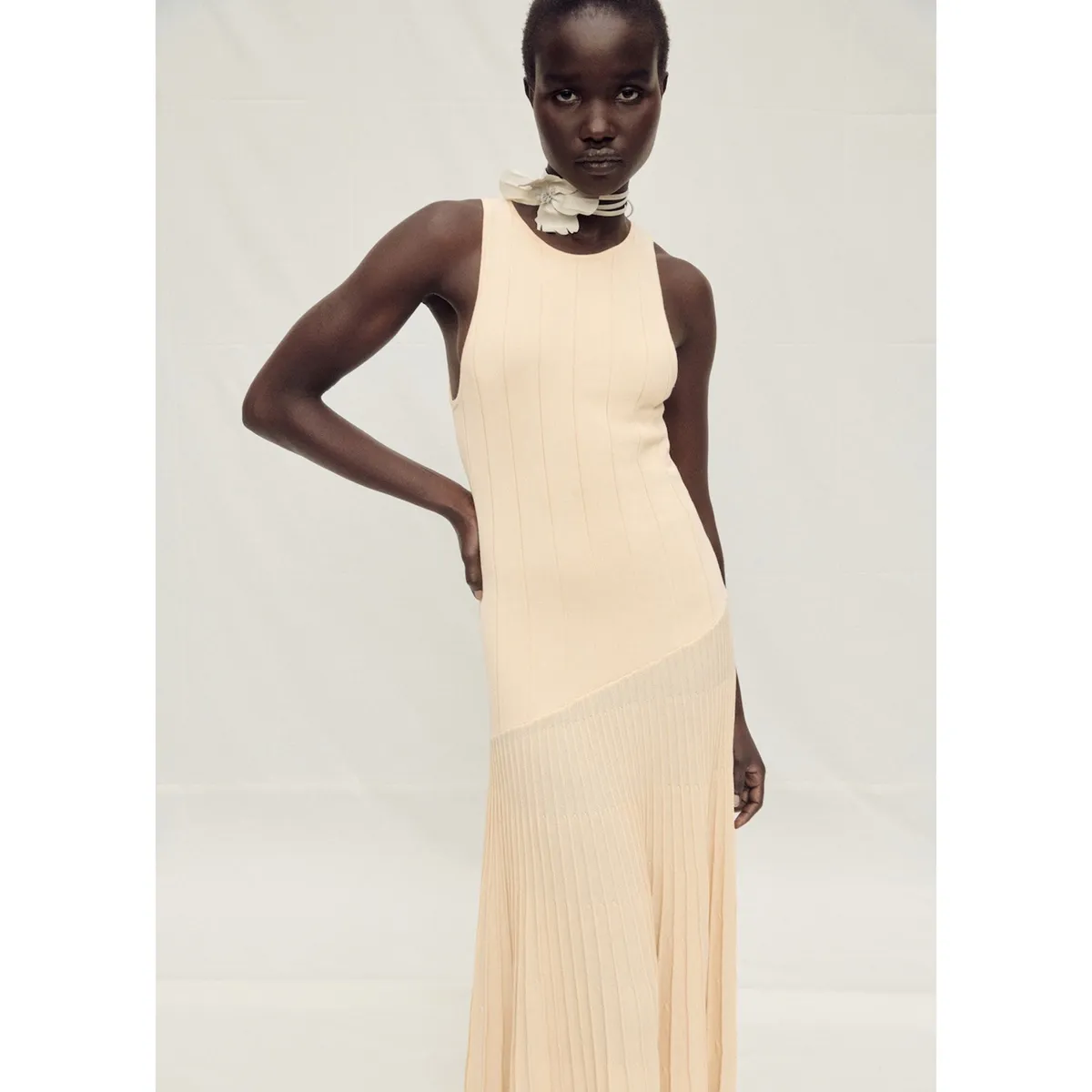 MANGO - Vestido Largo Mujer Mango