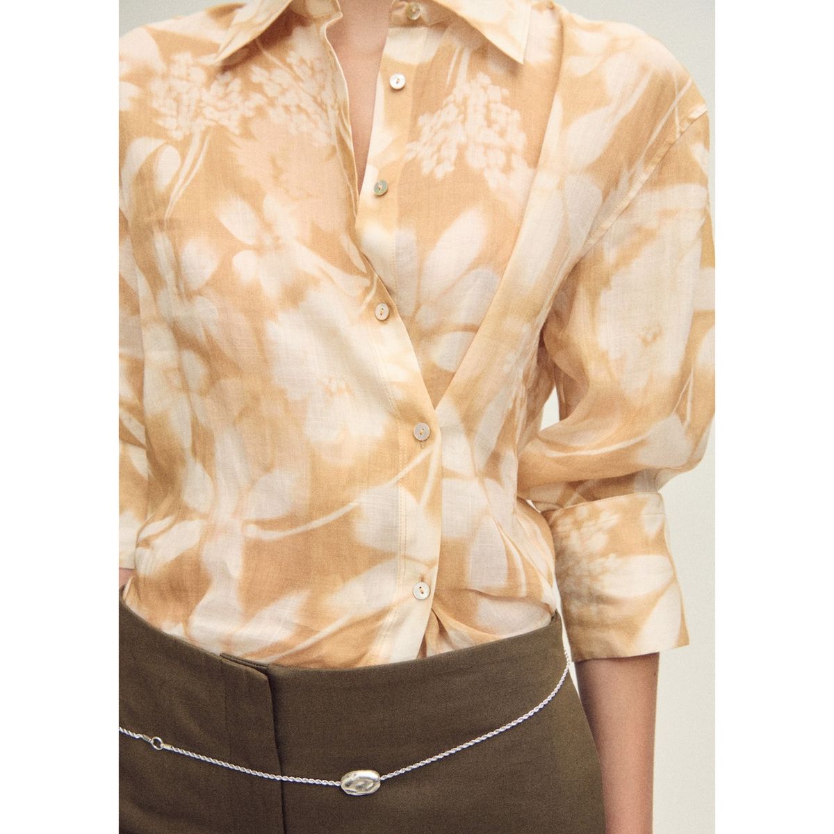 MANGO - Blusa Casual Mujer Mango